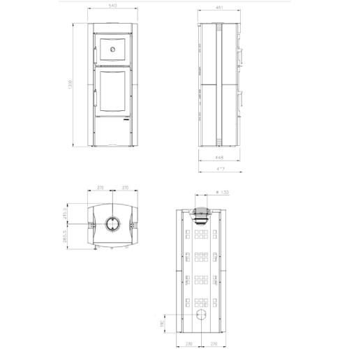 Anteprima: Stufa a legna La Nordica Ester con forno evo 8,2 kW