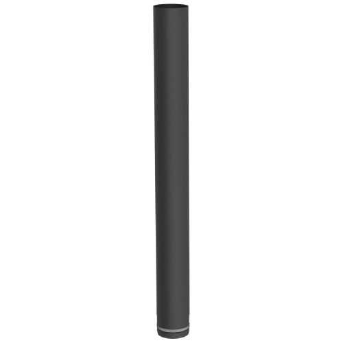 Tubi per stufe a pellet - Tubo 1000 mm - nero – Tecnovis-Pellet-Line